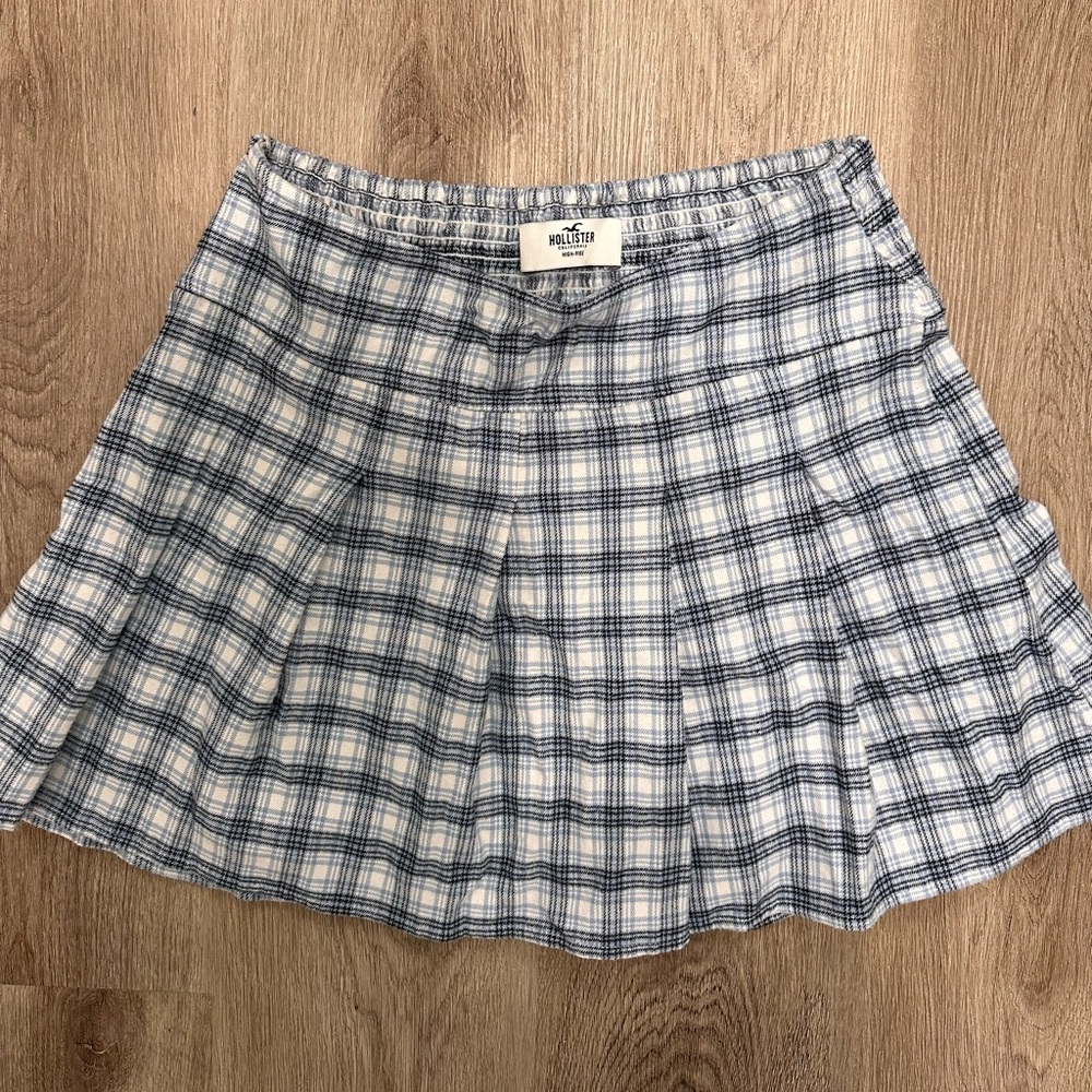 Hollister Plaid Skirt High-Rise